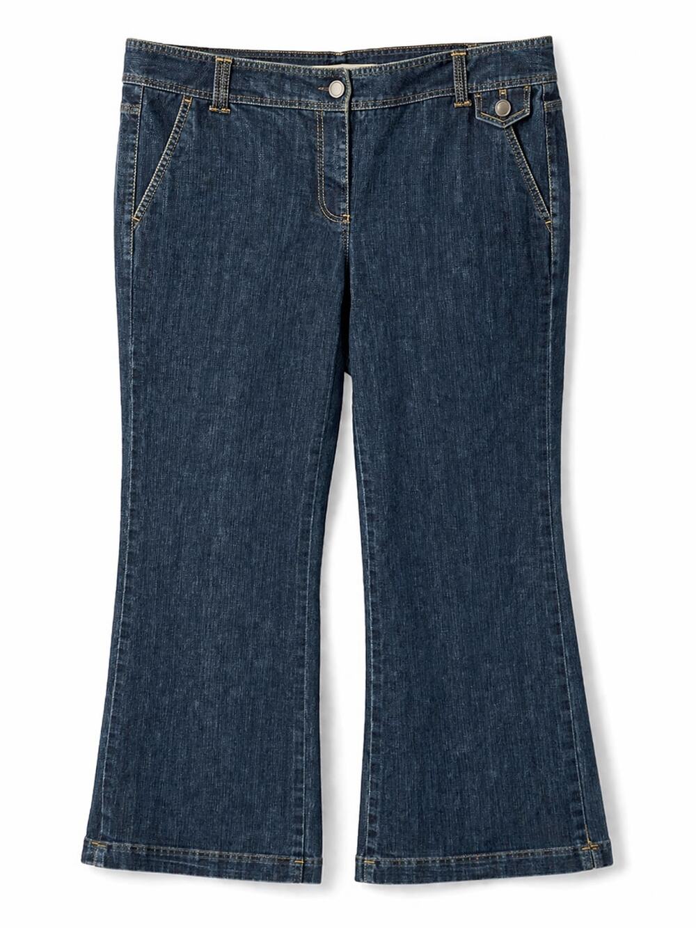 Ann Taylor LOFT Denim Ankle Jeans Blue Mid Rise Stretch Size 16